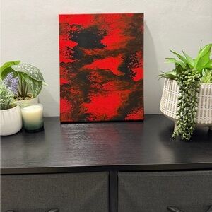 Original Abstract Art 11x14 One Of Kind Handmade Painting On Canvas